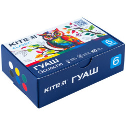 Гуашеві фарби Kite Classic 6 кольорів х 20 мл (K-062)