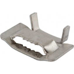 Кріплення Crosver Скріпа бандажної стрічки шириною 20 мм нерж. сталь (265294 / BCS-20-G)