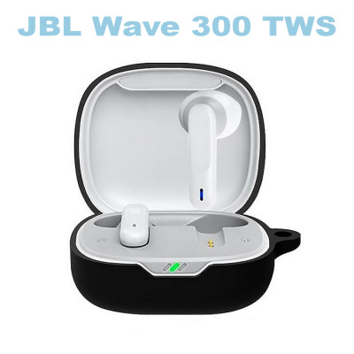 Чохол для навушників BeCover Silicon для JBL Wave 300 TWS Black (710195)