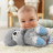 Нічник Bambi М&#039;яка іграшка-нічник Дихаюча видра Grey (2284-25 grey)