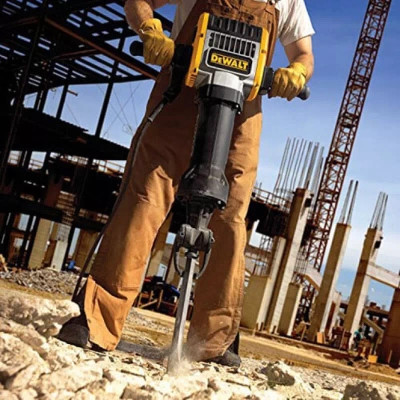 Відбійний молоток DeWALT 2100 Bт, 62 Дж, 960 уд/хв, 31 кг, візок + зубило (D25981K)