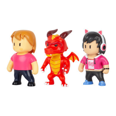 Фігурка Stumble Guys набір колекційних - Оператор Джина, Дракон Інферно, Міс Стамбл (SG2020-3)