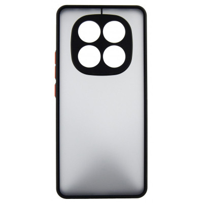 Чохол до мобільного телефона Dengos Kit Xiaomi Redmi Note 14 Pro case Matte + glass (Black) (DG-KM-128)