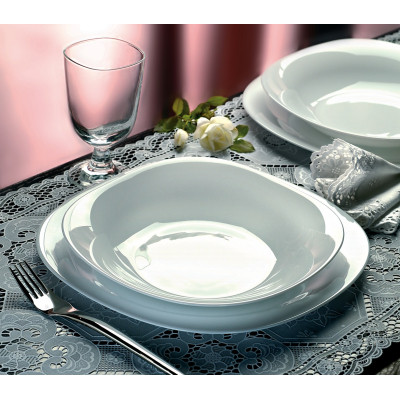 Тарілка Bormioli Rocco Parma 23 x 23 см Супова (498870F27321990)