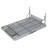 Туристичний стіл Bo-Camp 100x70 cm Grey (1404417) (DAS303279)