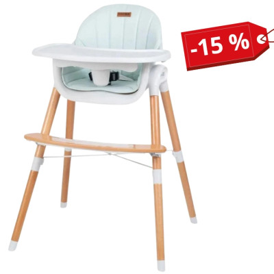 Стілець для годування FreeON TIN White-Mint (38237)