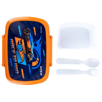 Ланч-бокс дитячий Kite Hot Wheels з наповненням 750 мл (HW24-163)