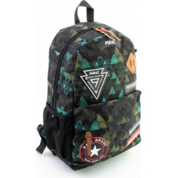 Рюкзак шкільний Maxi 16.5&quot; Зелений (APS-5054Hgreen)