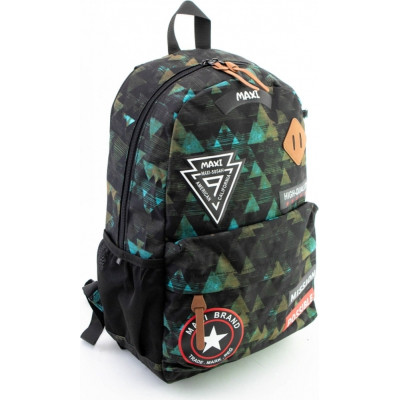 Рюкзак шкільний Maxi 16.5&quot; Зелений (APS-5054Hgreen)