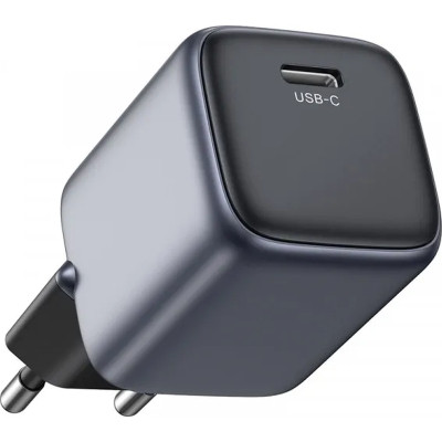 Зарядний пристрій Ugreen 1xUSB 30W (USB-C) Gan PD Nexode Mini + PD cable Grey CD319 (25257)