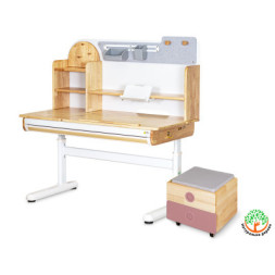 Парта Mealux (S) Timberdesk L (парта+тумба) (BD-690 Wood L+Тумба BD 920 PN)