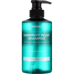 Шампунь Kundal Dandruff Relief Shampoo White Musk 500 мл (8809809426941)
