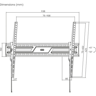 Кронштейн Brateck KL38-69T