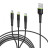 Дата кабель USB 2.0 AM to Lightning + Micro 5P + Type-C 1.4m CBFLEXU1 bl Intaleo (1283126487521)