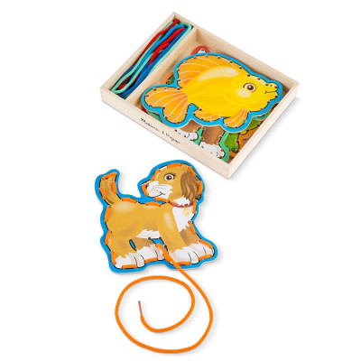 Розвиваюча іграшка Melissa&amp;Doug Дерев&#039;яна шнурівка Домашні тварини (MD13782)