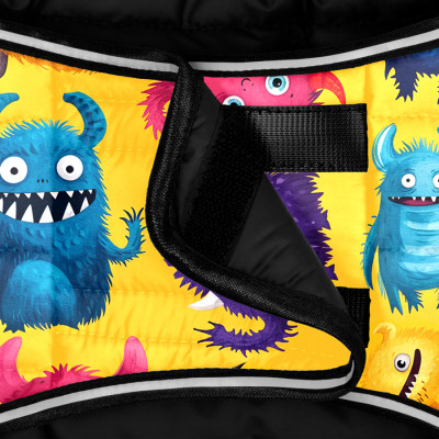 Курточка для тварин WAUDOG Clothes Накидка Мохнаті монстри XXS (501-4050)