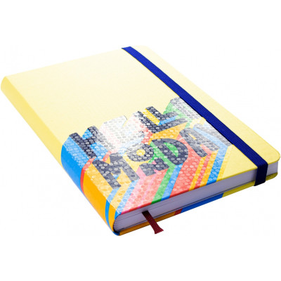 Книга записна Optima Monday А5 128 аркушів лінія жовтий (O20812-39)