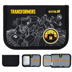 Пенал Kite 621 Transformers Generations, 1 відділення, 1 відворот (TF25-621)