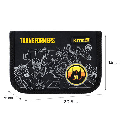 Пенал Kite 621 Transformers Generations, 1 відділення, 1 відворот (TF25-621)