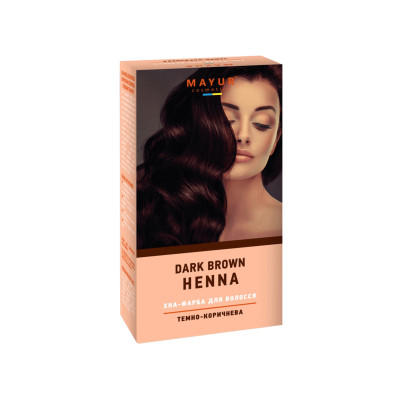Хна Mayur темно-коричнева 25 г (4820230950298)