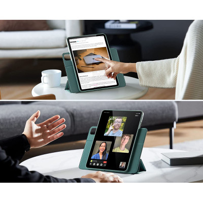 Чохол до планшета BeCover Magnetic 360 Rotating mount Apple Pencil Apple iPad 10.9&quot; 2022 Dark Green (708503)