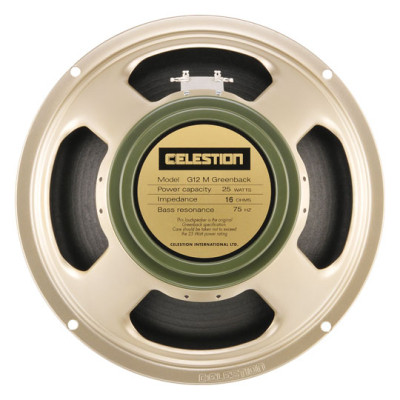 Гітарний динамік Celestion G12M Greenback (16Ω) (T1221BWD)