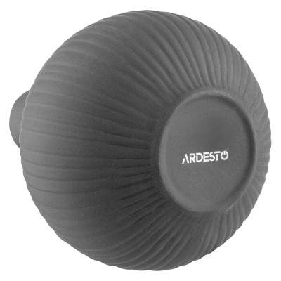 Ваза Ardesto Lucca, 11.5х13.5см, порцеляна, сірий (AR38001B)