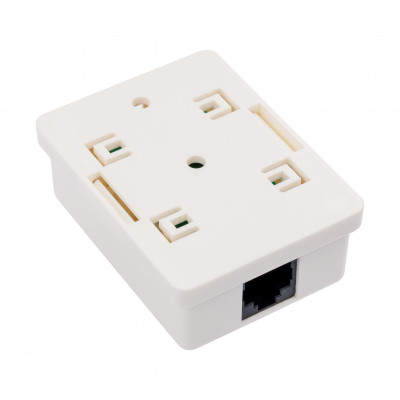 Комп&#039;ютерна розетка RJ45x1 UTP cat.5e 8P8C Vinga (VCPRJ45O1NE)