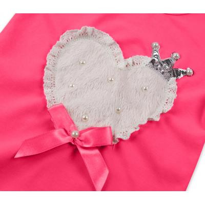 Кофта дитяча Breeze фуксія з сердечком (8095-98G-purple)