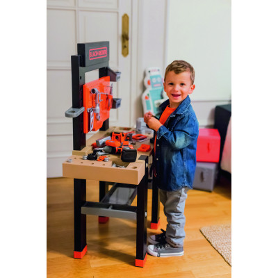Ігровий набір Smoby Black+Decker Блек+Деккер Майстерня 92 аксесуари (360727)