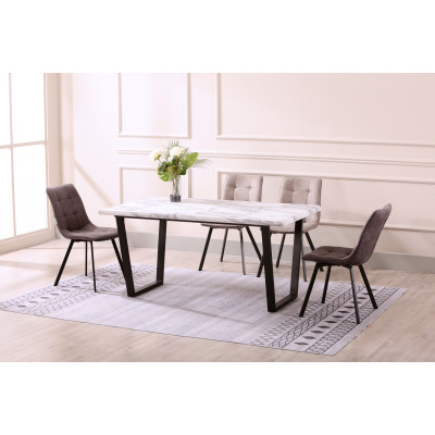Обідній стіл Special4You Greus marble (1600x900x750) (E6811)