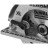 Дискова пила DeWALT 18В XR Li-Ion, диск 184х16 мм, 3.6 кг, TSTAK (без АКБ та ЗП) (DCS572NT)