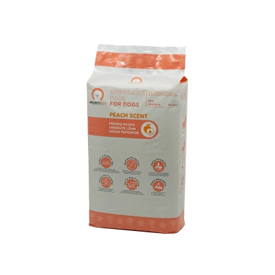Пелюшки для собак MISOKO&amp;CO з ароматом персика 60х90 см 10 шт (SHAMSK63056)