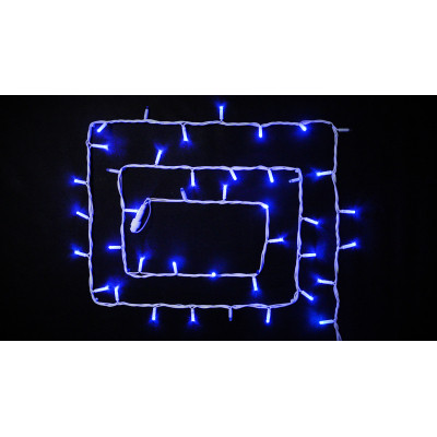 Гірлянда Delux String 100LED IP44 EN 10 м Синій / білий (90016604)