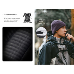Рюкзак туристичний Naturehike CNK2300016, 30+5 л, коричневий (6976507661133)