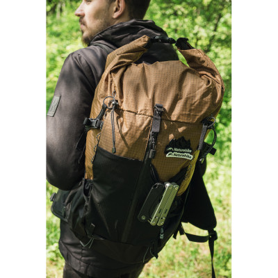 Рюкзак туристичний Naturehike CNK2300016, 30+5 л, коричневий (6976507661133)