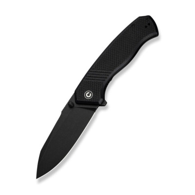 Ніж Civivi Placoid, Darkwash, чорний G10 (C23079-1)
