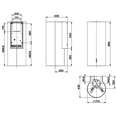 Витяжка кухонна Faber CYLINDRA PLUS WH GLOSS (CYLINDRAPLUSWHGLOSS)