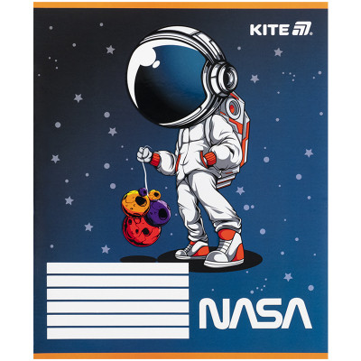 Зошит Kite NASA, 12 аркушів, коса лінія (NS25-235)
