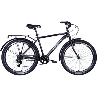 Велосипед Discovery Prestige Man Vbr 26&quot; 18&quot; ST 2024 Чорний (OPS-DIS-26-587)