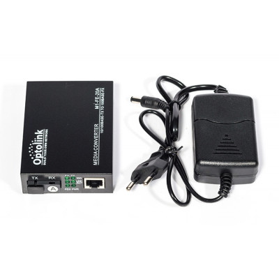 Медіаконвертер Optolink 100M, 20km, SC, RJ45, Tx 1310nm (1M-FE-20A)
