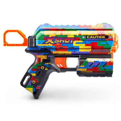 Іграшкова зброя Zuru X-Shot Швидкострільний бластер Skins Flux Striper (8 патронів) (36516K)