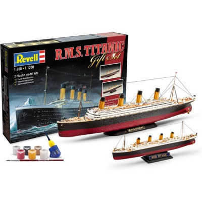 Збірна модель Revell Корабель Титанік подарунковий набір рівень 4 1:700 та 1:1200 (RVL-05727)