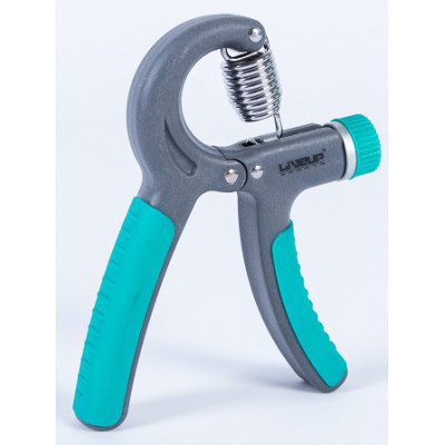 Еспандер LiveUp Adjustable Handgrip для долоні зелений 10-40кг LS3334-g (6951376160666)