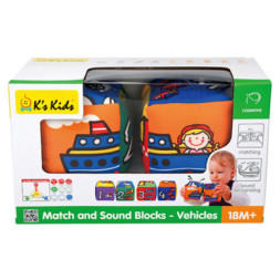 Розвиваюча іграшка K’S KIDS Кубики Транспорт (6603156)