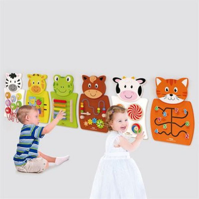 Розвиваюча іграшка Viga Toys Бізіборд Жаба з рахунками (50679FSC)