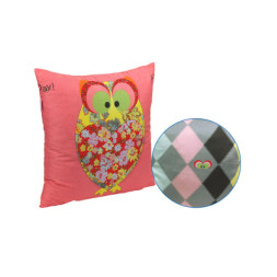 Подушка Руно декоративна &quot;Owl Red&quot; 50х50 см (306_Owl Red)