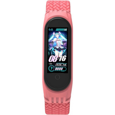 Ремінець до фітнес браслета Armorstandart Braided Solo Loop для Xiaomi Mi Band 4/5/6 Pink size S (ARM59181)