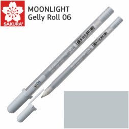 Ручка гелева Sakura MOONLIGHT Gelly Roll 06, Блакитно-сірий (084511320352)