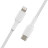 Дата кабель USB 2.0 AM to Lightning 1.0m BRAIDED white Belkin (CAA004BT1MWH)